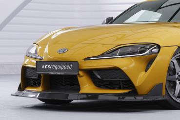 CSR Frontspoiler | Cup-Spoilerlippe mit ABE für Toyota GR Supra (A90) CSL446-L schwarz matt (Lackierung erforderlich)