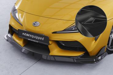 CSR Frontspoiler | Cup-Spoilerlippe mit ABE für Toyota GR Supra (A90) CSL446-G Glossy schwarz Hochglanz (keine Lackierung erforderlich)