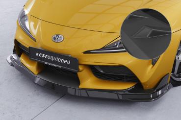 CSR Frontspoiler | Cup-Spoilerlippe mit ABE für Toyota GR Supra (A90) CSL446-L schwarz matt (Lackierung erforderlich)