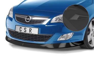 CSR Frontspoiler | Cup-Spoilerlippe mit ABE für Opel Astra J CSL447-S schwarz matt strukturiert (keine Lackierung erforderlich)