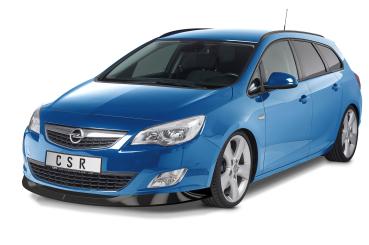 CSR Frontspoiler | Cup-Spoilerlippe mit ABE für Opel Astra J CSL447-L schwarz matt (Lackierung erforderlich)