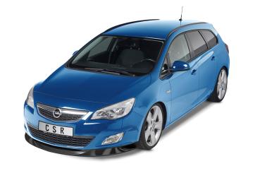 CSR Frontspoiler | Cup-Spoilerlippe mit ABE für Opel Astra J CSL447-L schwarz matt (Lackierung erforderlich)
