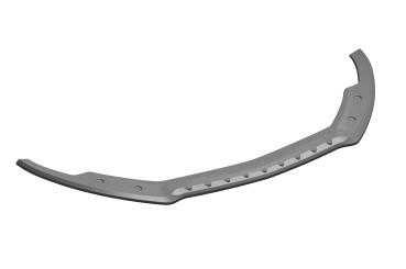 CSR Frontspoiler | Cup-Spoilerlippe mit ABE für Ford Mustang VI CSL448-G Glossy schwarz Hochglanz (keine Lackierung erforderlich)