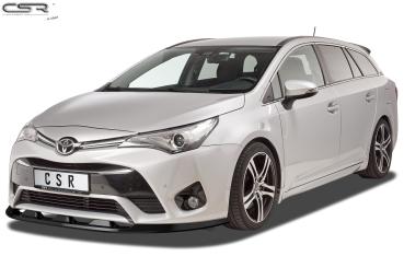 CSR Frontspoiler | Cup-Spoilerlippe mit ABE für Toyota Avensis (T27) CSL449-L schwarz matt (Lackierung erforderlich)