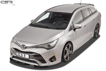 CSR Frontspoiler | Cup-Spoilerlippe mit ABE für Toyota Avensis (T27) CSL449-L schwarz matt (Lackierung erforderlich)