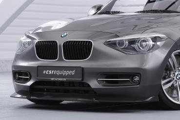 CSR Frontspoiler | Cup-Spoilerlippe mit ABE für BMW 1er F20 / F21 CSL450-L schwarz matt (Lackierung erforderlich)