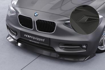CSR Frontspoiler | Cup-Spoilerlippe mit ABE für BMW 1er F20 / F21 CSL450-M Carbon Look matt strukturiert (keine Lackierung erforderlich)