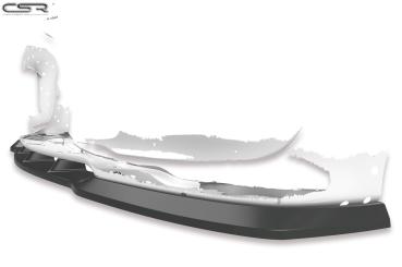 CSR Frontspoiler | Cup-Spoilerlippe mit ABE für Mini R56 John Cooper Works CSR-CSL454-G Glossy schwarz Hochglanz (keine Lackierung erforderlich)