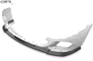 CSR Frontspoiler | Cup-Spoilerlippe mit ABE für BMW 5er E60/E61 M-Paket CSR-CSL455-G Glossy schwarz Hochglanz (keine Lackierung erforderlich)