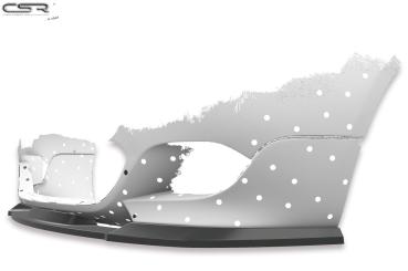 CSR Frontspoiler | Cup-Spoilerlippe mit ABE für BMW 5er E60/E61 M-Paket CSR-CSL455-G Glossy schwarz Hochglanz (keine Lackierung erforderlich)