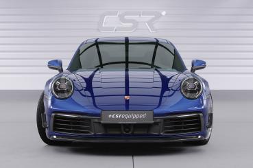 CSR Frontspoiler | Cup-Spoilerlippe mit ABE für Porsche 911/992 CSL461-L schwarz matt (Lackierung erforderlich)