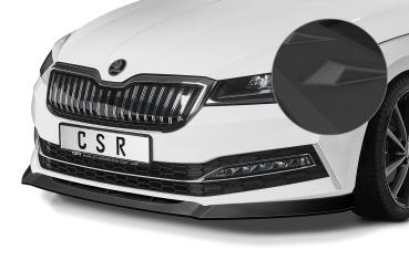 CSR Frontspoiler | Cup-Spoilerlippe mit ABE für Skoda Superb III (Typ 3V) CSL468-S schwarz matt strukturiert (keine Lackierung erforderlich)