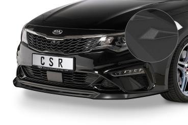 CSR Frontspoiler | Cup-Spoilerlippe mit ABE für Kia Optima (JF) GT/GT-Line CSL469-S schwarz matt strukturiert (keine Lackierung erforderlich)