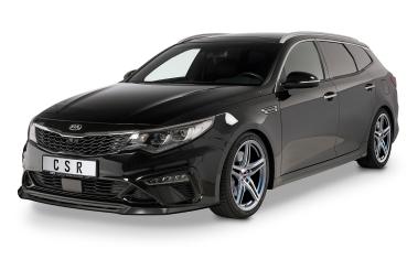 CSR Frontspoiler | Cup-Spoilerlippe mit ABE für Kia Optima (JF) GT/GT-Line CSL469-L schwarz matt (Lackierung erforderlich)