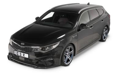 CSR Frontspoiler | Cup-Spoilerlippe mit ABE für Kia Optima (JF) GT/GT-Line CSL469-L schwarz matt (Lackierung erforderlich)