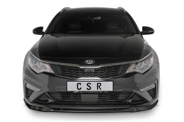 CSR Frontspoiler | Cup-Spoilerlippe mit ABE für Kia Optima (JF) GT/GT-Line CSL469-L schwarz matt (Lackierung erforderlich)