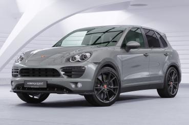 CSR Frontspoiler | Cup-Spoilerlippe mit ABE für Porsche Cayenne Typ 92A CSL470-G Glossy schwarz Hochglanz (keine Lackierung erforderlich)