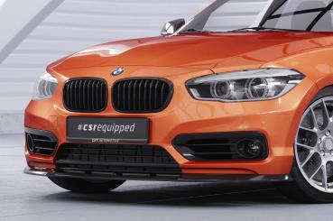 CSR Frontspoiler | Cup-Spoilerlippe mit ABE für BMW 1er F20/F21 LCI CSL473-L schwarz matt (Lackierung erforderlich)