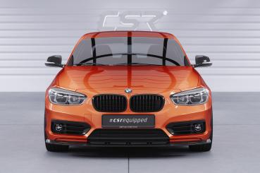 CSR Frontspoiler | Cup-Spoilerlippe mit ABE für BMW 1er F20/F21 LCI CSL473-L schwarz matt (Lackierung erforderlich)
