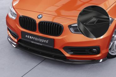 CSR Frontspoiler | Cup-Spoilerlippe mit ABE für BMW 1er F20/F21 LCI CSL473-G Glossy schwarz Hochglanz (keine Lackierung erforderlich)