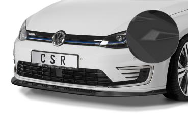 CSR Frontspoiler | Cup-Spoilerlippe mit ABE für VW e-Golf CSL474-S schwarz matt strukturiert (keine Lackierung erforderlich)