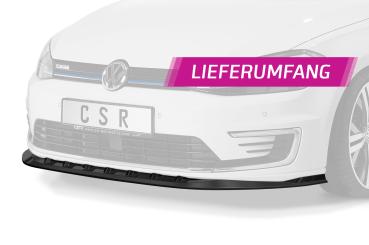 CSR Frontspoiler | Cup-Spoilerlippe mit ABE für VW e-Golf CSL474-S schwarz matt strukturiert (keine Lackierung erforderlich)
