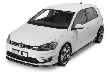 CSR Frontspoiler | Cup-Spoilerlippe mit ABE für VW e-Golf CSL474-S schwarz matt strukturiert (keine Lackierung erforderlich)