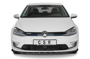 CSR Frontspoiler | Cup-Spoilerlippe mit ABE für VW e-Golf CSL474-S schwarz matt strukturiert (keine Lackierung erforderlich)