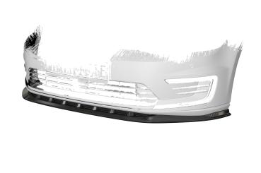 CSR Frontspoiler | Cup-Spoilerlippe mit ABE für VW e-Golf CSL474-S schwarz matt strukturiert (keine Lackierung erforderlich)