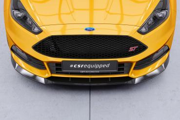 CSR Frontspoiler | Cup-Spoilerlippe mit ABE für Ford Focus MK3 ST Turnier CSL476-L schwarz matt (Lackierung erforderlich)