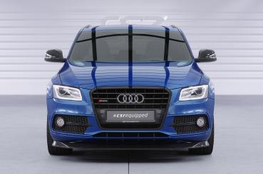 CSR Frontspoiler | Cup-Spoilerlippe mit ABE für Audi SQ5 (8R) CSL480-L Lackierung erforderlich (schwarz matt)