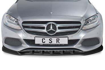 CSR Frontspoiler | Cup-Spoilerlippe mit ABE für Mercedes-Benz C-Klasse 205 CSL482-L schwarz matt (Lackierung erforderlich)