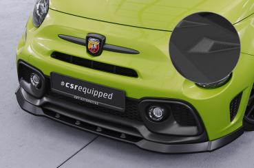 CSR Frontspoiler | Cup-Spoilerlippe mit ABE für Fiat 500 Abarth 595 CSL487-S schwarz matt strukturiert (keine Lackierung erforderlich)