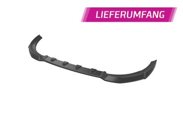 CSR Frontspoiler | Cup-Spoilerlippe mit ABE für Fiat 500 Abarth 595 CSL487-L schwarz matt (Lackierung erforderlich)
