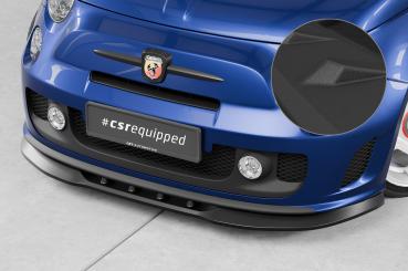 CSR Frontspoiler | Cup-Spoilerlippe mit ABE für Fiat 500 Abarth 595 CSL490-S schwarz matt strukturiert (keine Lackierung erforderlich)