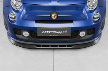 CSR Frontspoiler | Cup-Spoilerlippe mit ABE für Fiat 500 Abarth 595 CSL490-L schwarz matt (Lackierung erforderlich)