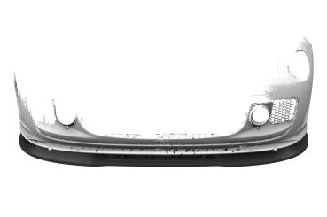 CSR Frontspoiler | Cup-Spoilerlippe mit ABE für Fiat 500 Abarth 595 CSL490-L schwarz matt (Lackierung erforderlich)