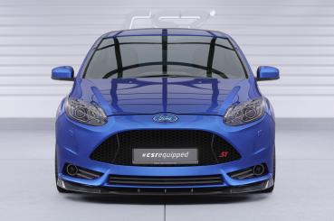 CSR Frontspoiler | Cup-Spoilerlippe mit ABE für Ford Focus MK3 ST CSL491-L schwarz matt (Lackierung erforderlich)