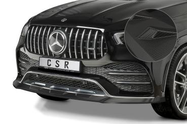 CSR Frontspoiler | Cup-Spoilerlippe mit ABE für Mercedes-Benz GLE C167 AMG-Line CSL492-M Carbon Look matt strukturiert (keine Lackierung erforderlich)