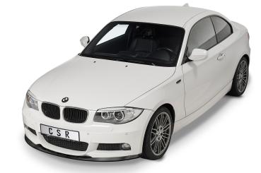 CSR Frontspoiler | Cup-Spoilerlippe mit ABE für BMW 1er E82 / E88 M-Paket CSL494-L schwarz matt (Lackierung erforderlich)