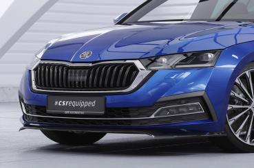 CSR Frontspoiler | Cup-Spoilerlippe mit ABE für Skoda Octavia 4 CSL501-L schwarz matt (Lackierung erforderlich)