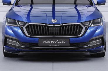 CSR Frontspoiler | Cup-Spoilerlippe mit ABE für Skoda Octavia 4 CSL501-L schwarz matt (Lackierung erforderlich)