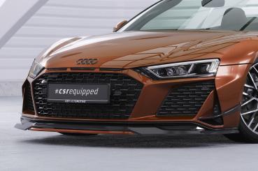 CSR Frontspoiler | Cup-Spoilerlippe mit ABE für Audi R8 (Typ 4S) CSL502-L schwarz matt (Lackierung erforderlich)
