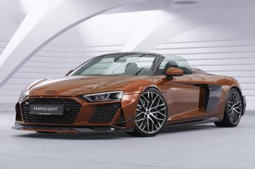 CSR Frontspoiler | Cup-Spoilerlippe mit ABE für Audi R8 (Typ 4S) CSL502-L schwarz matt (Lackierung erforderlich)