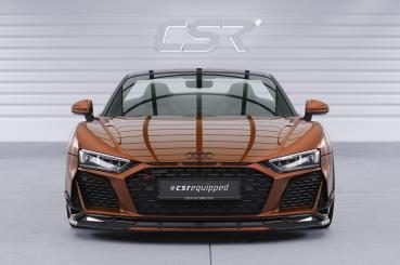 CSR Frontspoiler | Cup-Spoilerlippe mit ABE für Audi R8 (Typ 4S) CSL502-L schwarz matt (Lackierung erforderlich)