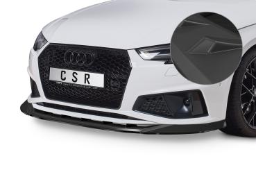 CSR Frontspoiler | Cup-Spoilerlippe mit ABE für Audi A4 B9 CSL503-L Lackierung erforderlich (schwarz matt)
