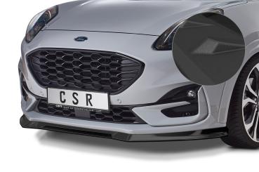 CSR Frontspoiler | Cup-Spoilerlippe mit ABE für Ford Puma ST-Line CSL504-S schwarz matt strukturiert (keine Lackierung erforderlich)