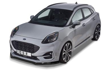 CSR Frontspoiler | Cup-Spoilerlippe mit ABE für Ford Puma ST-Line CSL504-S schwarz matt strukturiert (keine Lackierung erforderlich)