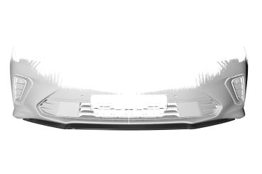 CSR Frontspoiler | Cup-Spoilerlippe mit ABE für Opel Insignia B Gsi CSL505-L schwarz matt (Lackierung erforderlich)