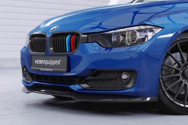 CSR Frontspoiler | Cup-Spoilerlippe mit ABE für BMW 3er (F30 / F31) CSL506-L Lackierung erforderlich (schwarz matt)